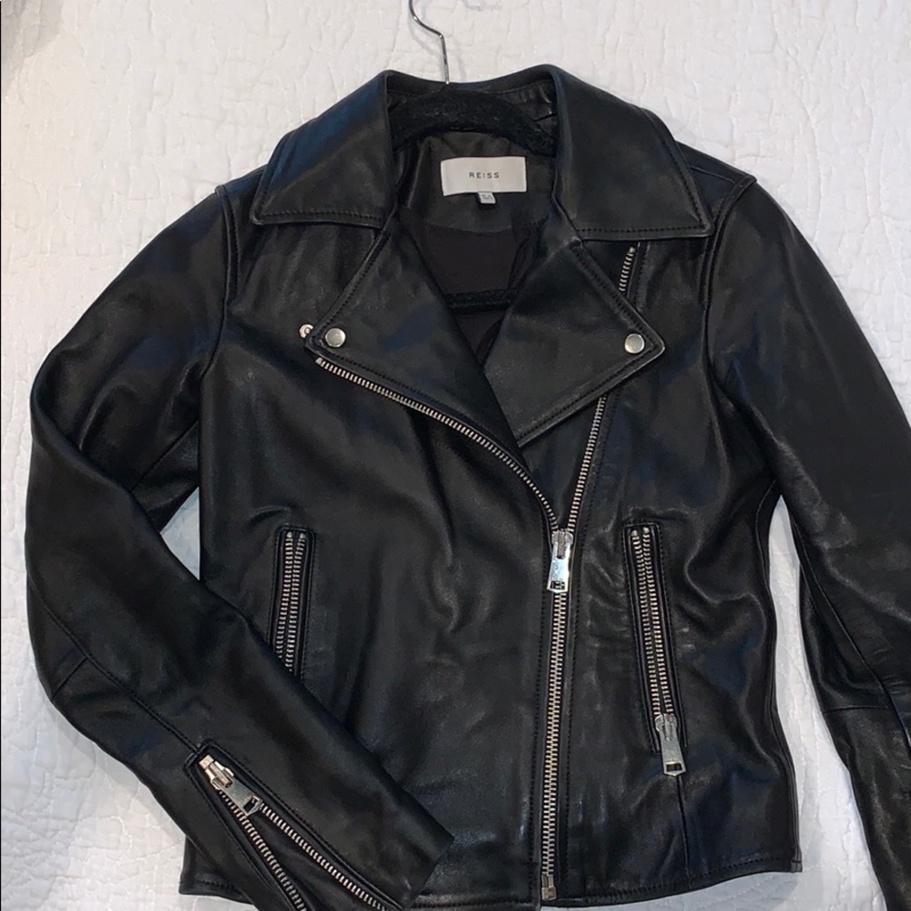 REISS leather jacket